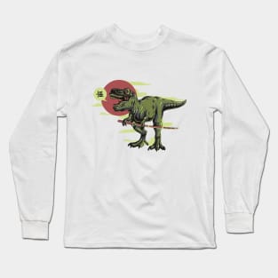 Japanes dinosaur Long Sleeve T-Shirt